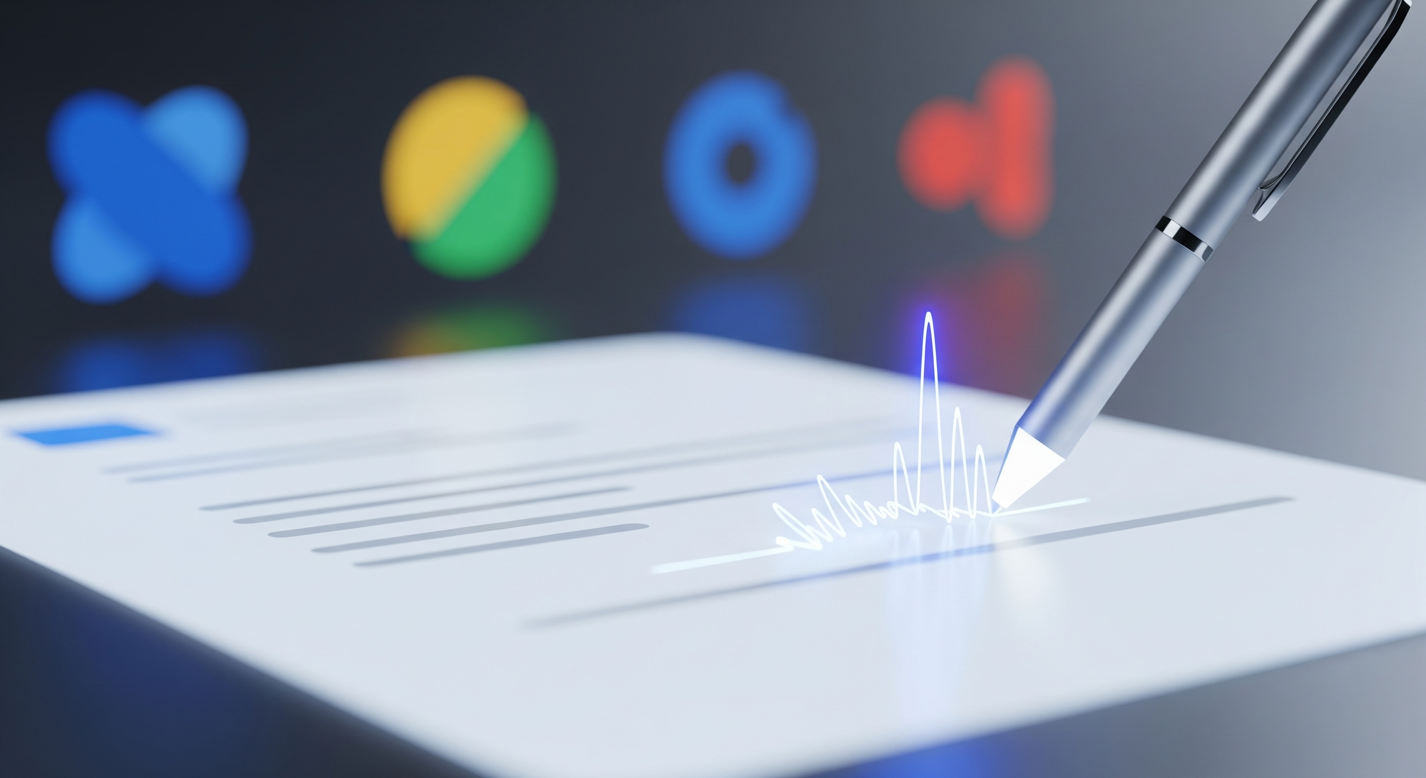 Digital signatur rett i Google Workspace? Ja, det er inkludert!